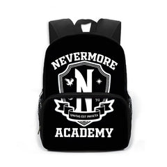 Wednesday Addams & Enid School Bags Gothic Girls Nevermore Academy Backpack