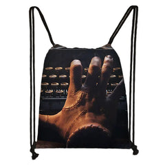 Wednesday Addams Backpack Nevermore Academy Drawstring Bag