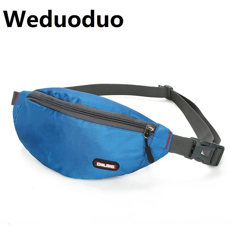 Colorful Waistbag Waterproof Zipper Pouch Unisex Fanny Pack