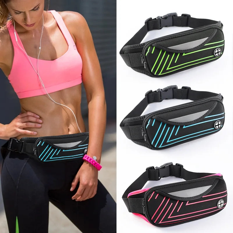 Weduoduo Outdoor Sports Bum Bag Running Belt Travel Zip Pouch