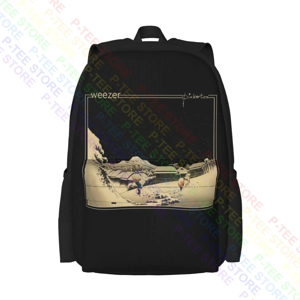 Weezer Pinkerton Large Capacity Backpack Portable Shopping Bag