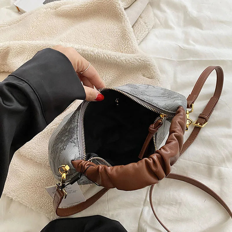 Western Style Women's Canvas Tote Bag for Autumn and Winter