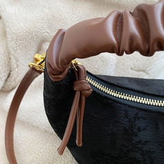Western Style Women's Canvas Tote Bag for Autumn and Winter