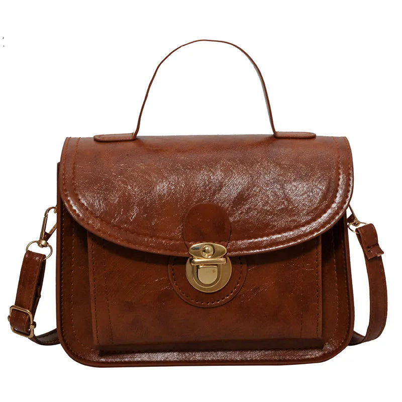 Western Style Handbags for Women Retro Shoulder Bag Casual Messenger Bag