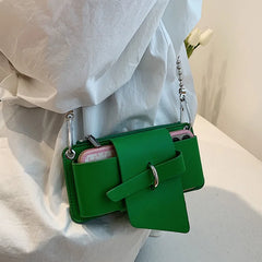 Western Style Mini Shoulder Bag with Chain Strap
