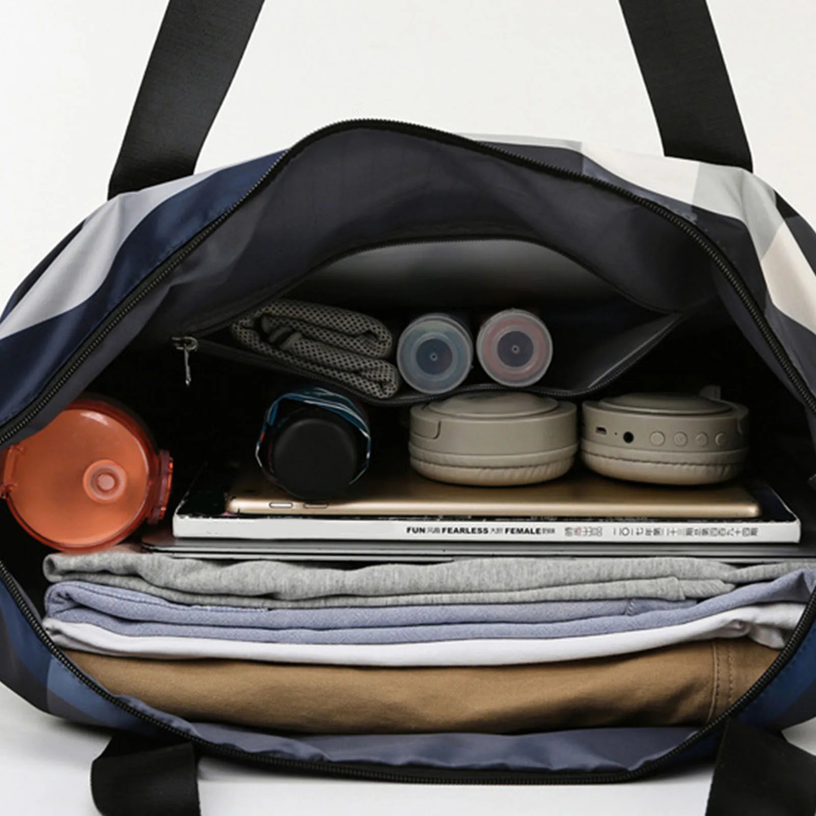 Wet Dry Separation Sports Tote Shoulder Bag Yoga Gym Bag