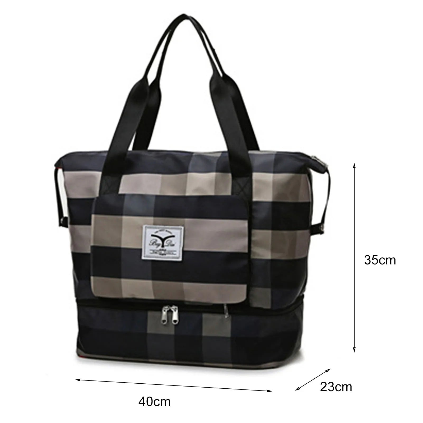 Wet Dry Separation Sports Tote Shoulder Bag Yoga Gym Bag