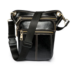 Weysfor Leather Waist Pack for Men