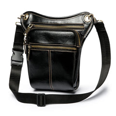 Weysfor Leather Waist Pack for Men