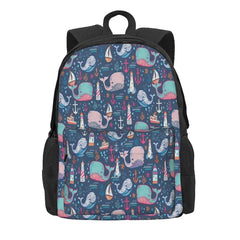 Whale Toss Backpacks Men's Backpacks Bags For Women Plain Backpack