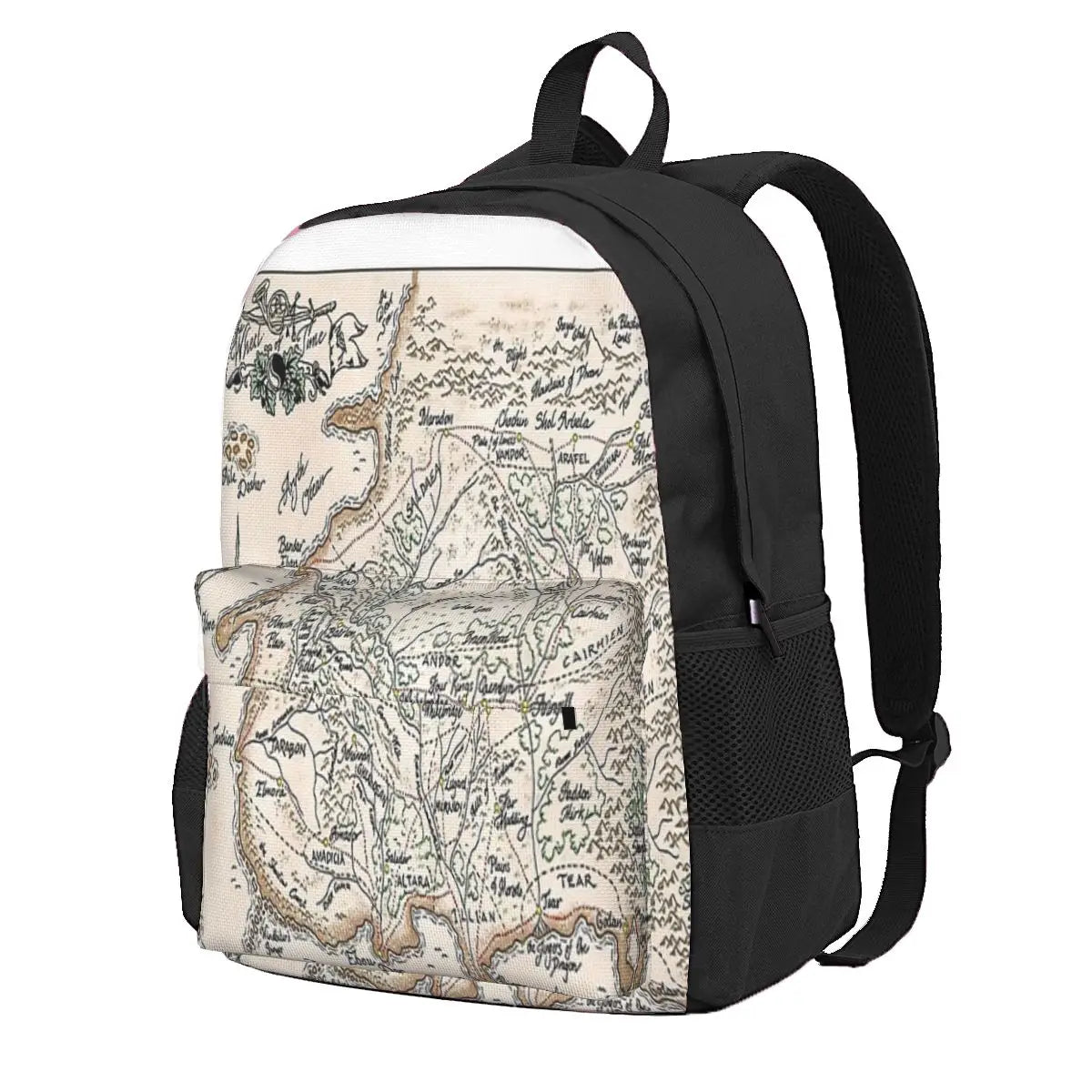 Wheel Of Time Map 2 Backpacks Men's & Women's Zipper Bags
