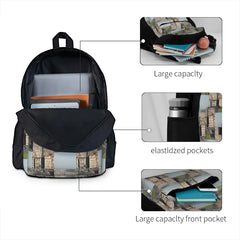 Zipper Class Backpack for Men Women Girls
