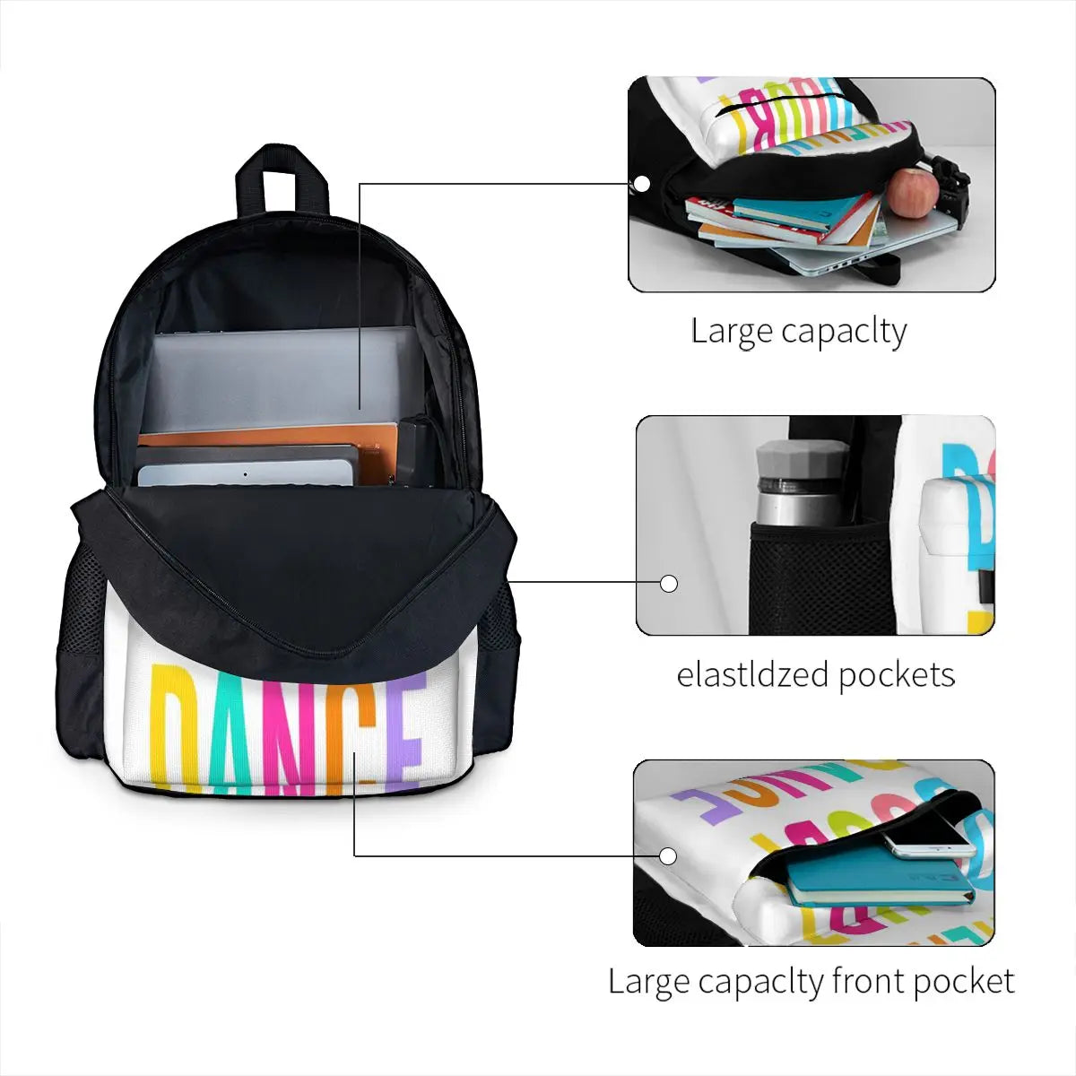 When In Doubt Dance Backpacks Men's Backpacks Bags For Women