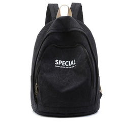Nylon Women Backpack Anti-Theft Shoulder Bag School Bag Solid School Backapck