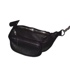 Leather Waist Pack with Chain for Girls