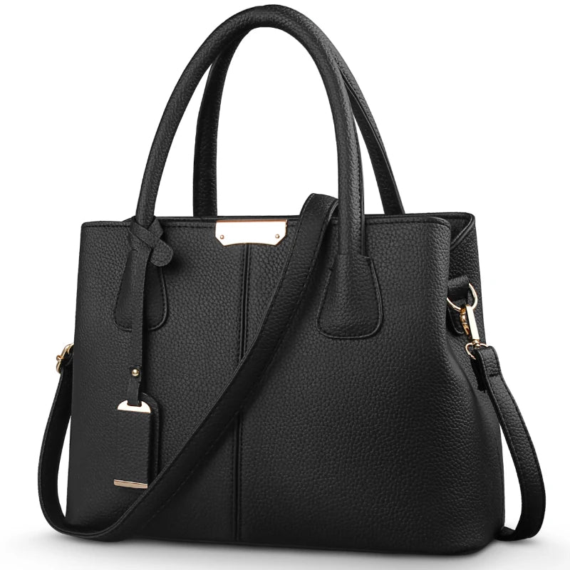 Soft Leather Shoulder Bag Tote Purse Crossbody Top-handle Bag