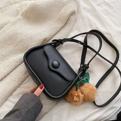 Women's PU Leather Shoulder Bag Crossbody Flap Handbag Messenger