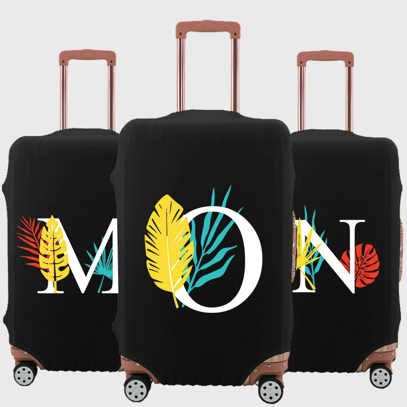 Luggage Cover Elastic Protective Cover Scratch Resistant 18-32 Inch Suitcase