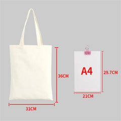 Cotton Shopping Bag Women Linen Handbag Canvas Lady Tote Large Capacity