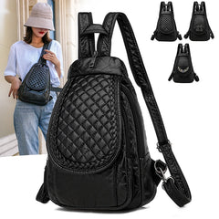 Women Leather Backpack School Bags Travel Rucksacks