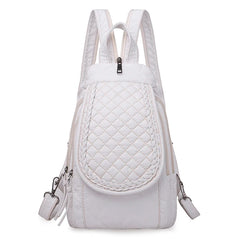 Women Leather Backpack School Bags Travel Rucksacks