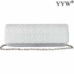 Pink Rhinestone Wedding Clutch Bag Prom Handbag