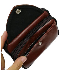 Men's Leather Waist Bag Fanny Pack Bum Bag