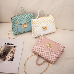 Chain Kelly Messenger Bag Printed Portable Small Square Purse Women Handbag
