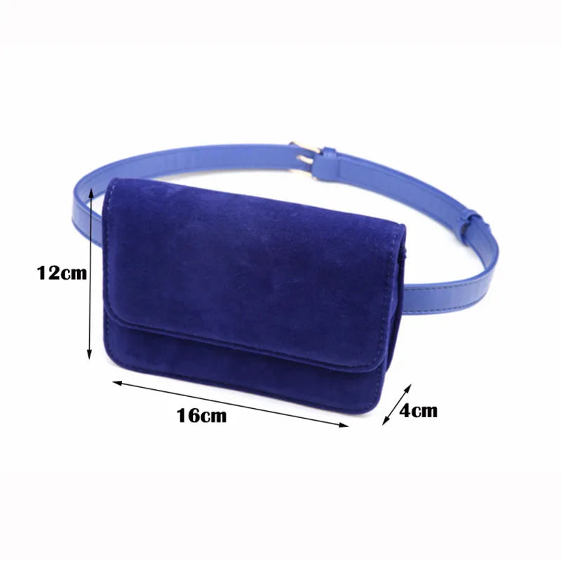 Women Leather Belt Bag Waist Bags Travel Pouch Pack Lady Waist Packs