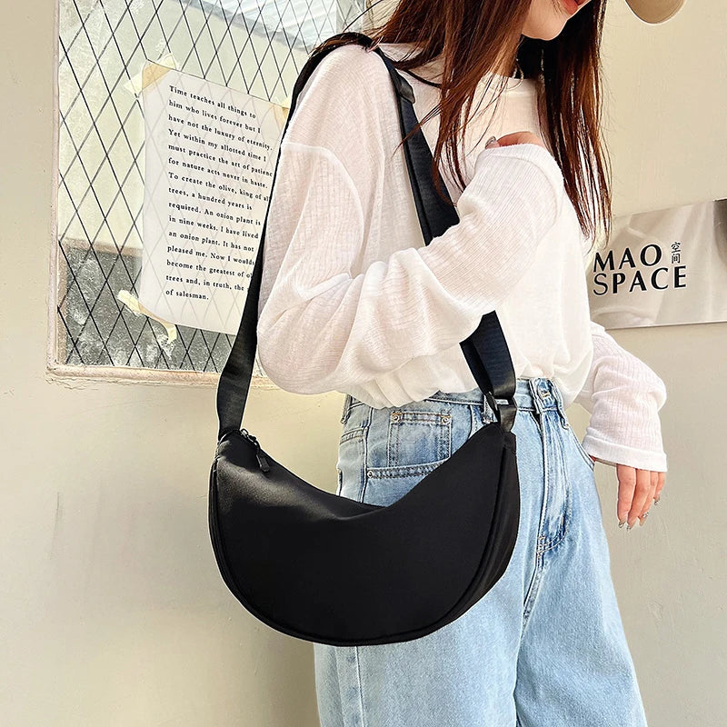 Nylon Shoulder Bag Crossbody Purse Women Handbag