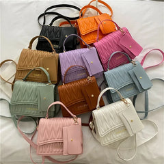Women's Shoulder Bag Set - 2PCS Totes & Purse