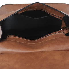 Semicircle Saddle Bag PU Leather Shoulder Bag Women Crossbody Han