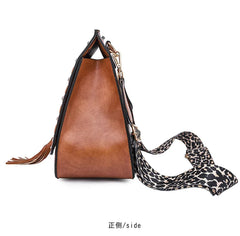 Semicircle Saddle Bag PU Leather Shoulder Bag Women Crossbody Han