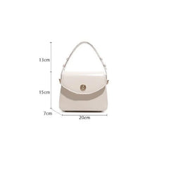 Wine Red Leather Shoulder Bag for Women