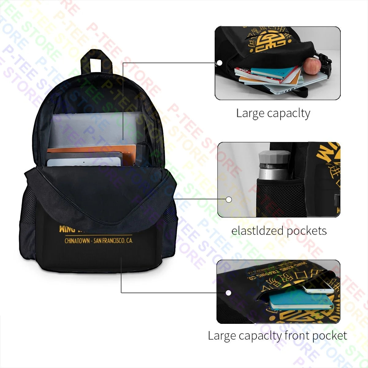 Wing Kong Big Trouble In Little Large Capacity Backpack