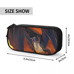 Wing Of Fire Pen Box Zipper Bag Anime Stationery Gift