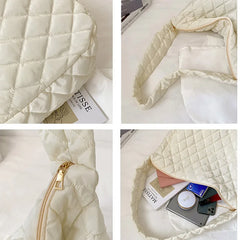 Winter Large Women Handbag Quilted Shoulder Bag