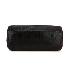 Serpentine Leather Hobo Crossbody Bag for Women