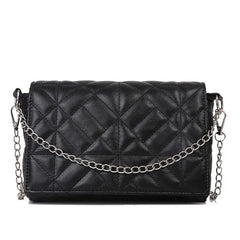 Winter Casual Chain Handbag High Pu Leather Female Shoulder Bag