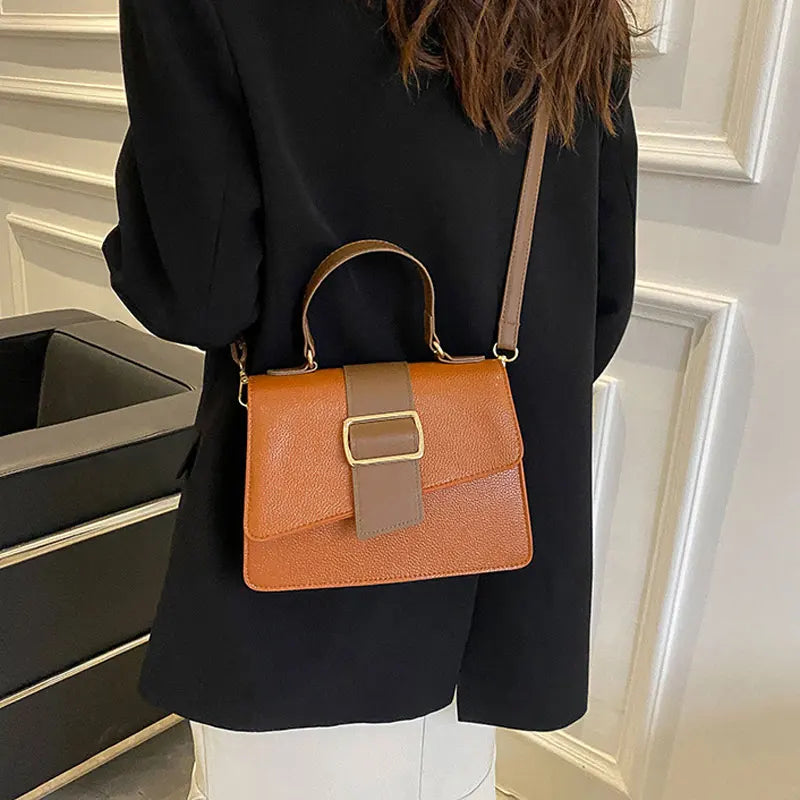 Women's Winter Casual Shoulder Bag Retro Square Purse