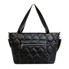 Winter Cotton Pattern Shoulder Crossbody Bag For Women