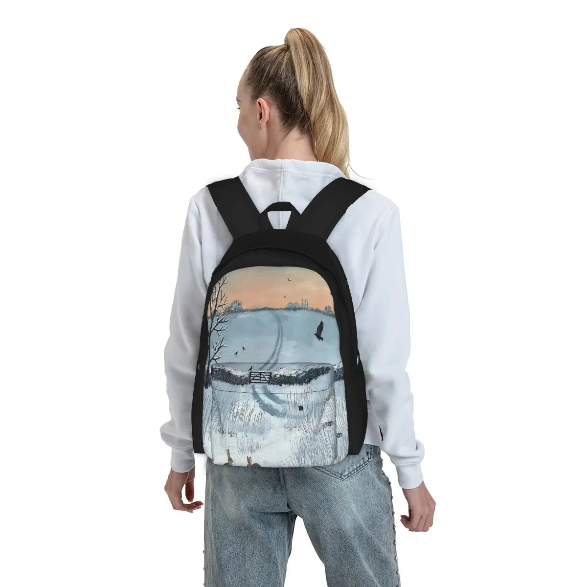 Winter Dawn Backpacks Men's Backpacks Bags For Women School Bags
