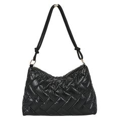 Winter Waterproof Soft Fluffy Down Shoulder Bag Women