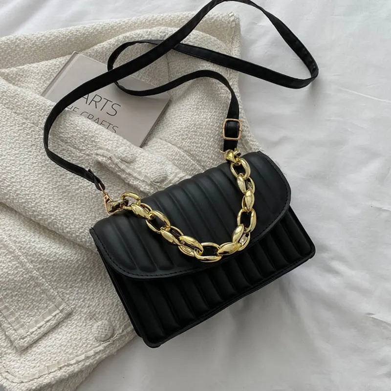 Winter Chain Small Handbags Crossbody Bag Purse