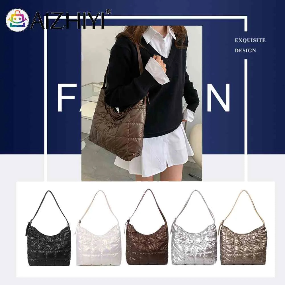 Winter Shoulder Handbags Large-capacity Top-handle Bag for Ladies