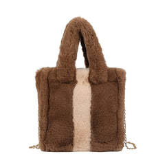 Winter Hairy Women Bag High Capacity Handbag Shoulder Tote Girls Purses Soft