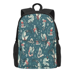 Winter Herps In Dark Backpacks Men's Women's Handbag