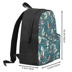 Winter Herps In Dark Backpacks Men's Women's Handbag