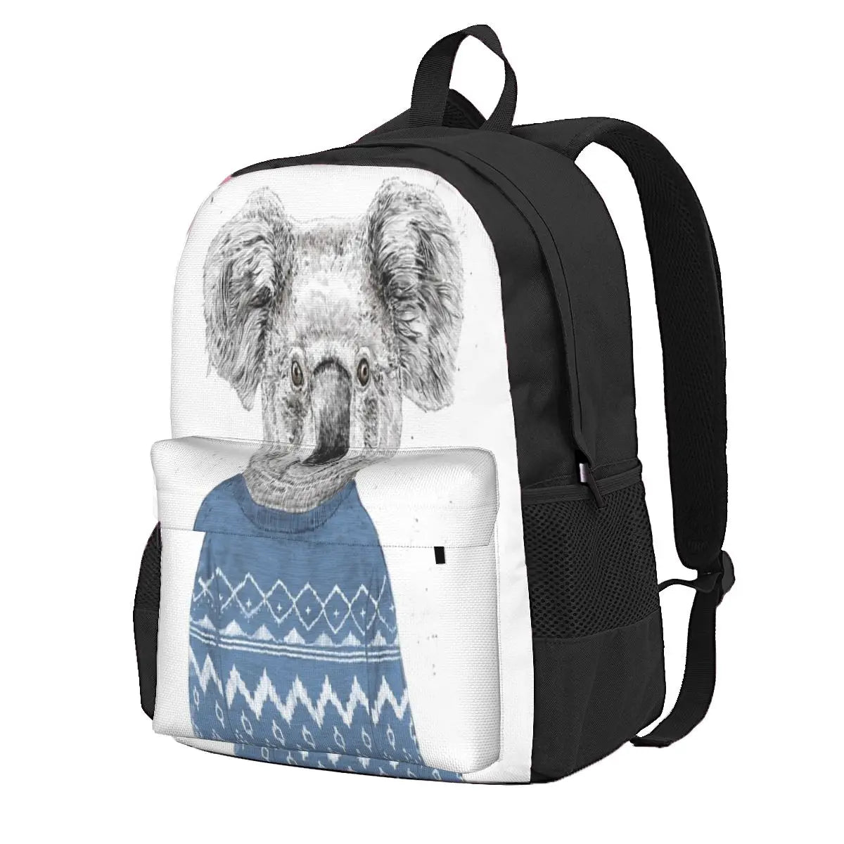 Winter Koala Backpacks Men's & Women's Anime Bag for Teenagers