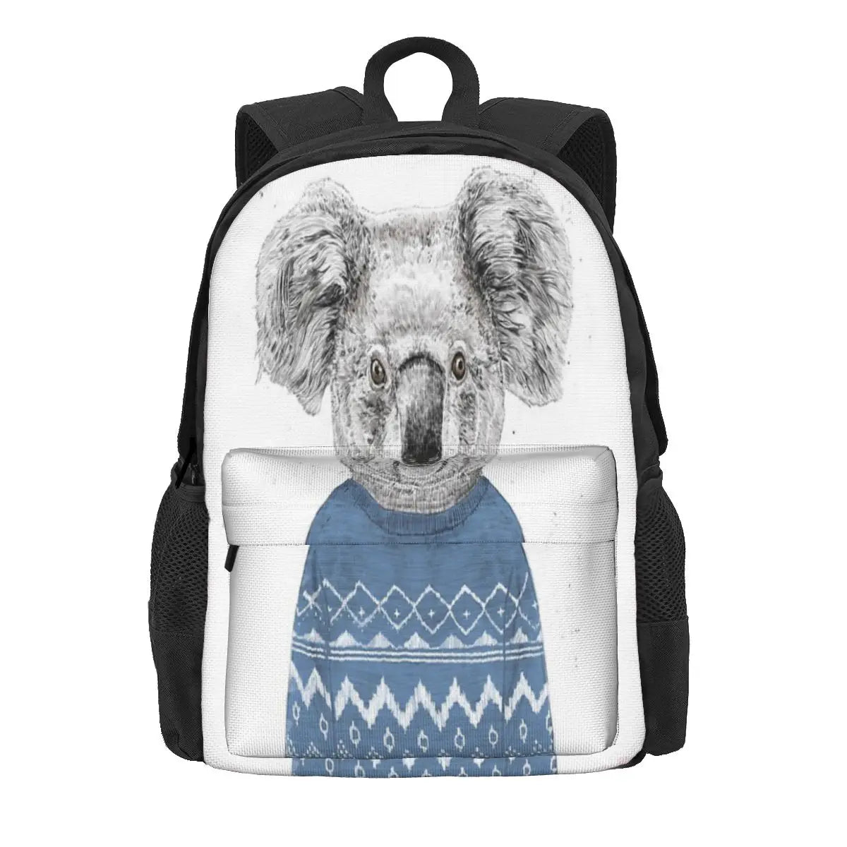Winter Koala Backpacks Men's & Women's Anime Bag for Teenagers